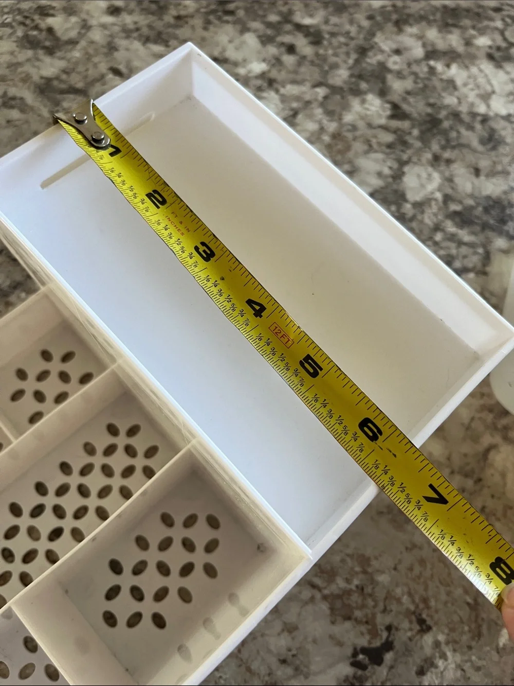 White Desktop Organizer Storage Caddy - Multi-Compartment